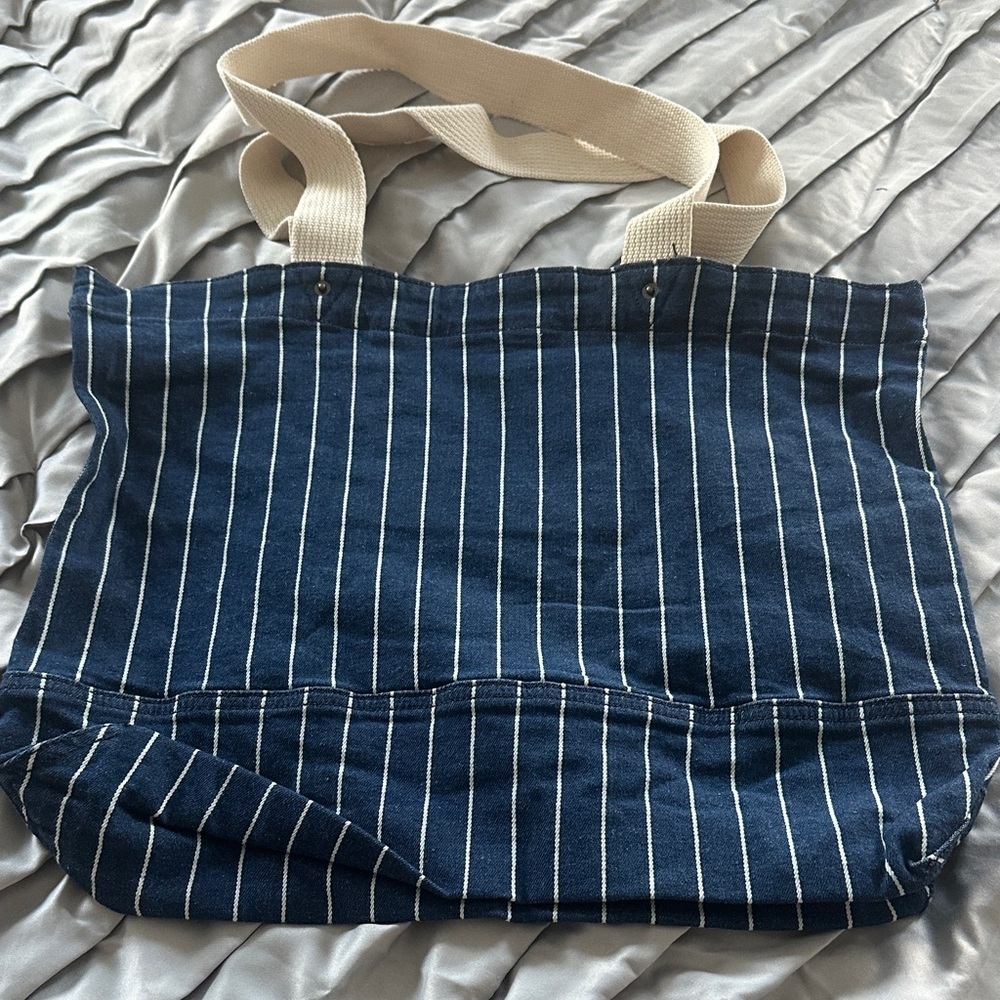 Cello Navy and Cream Striped Tote (Brand New) - Picture 2 of 2